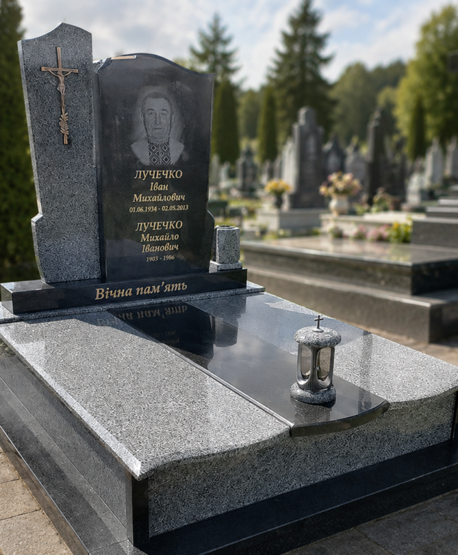 Подвійний гранітний меморіальний комплекс «Вічний Оберіг»