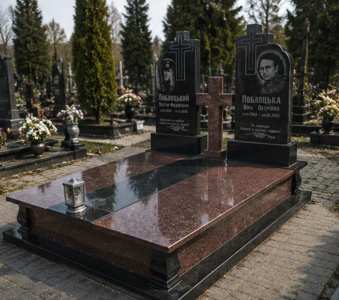 Подвійний гранітний меморіальний комплекс «Хрест Єднання»